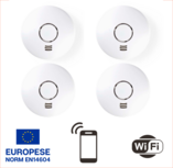 ZAAK. WifiConnect slimme rookmelder - 4-pack ZAAK. WifiConnect slimme rookmelder - 4-pack